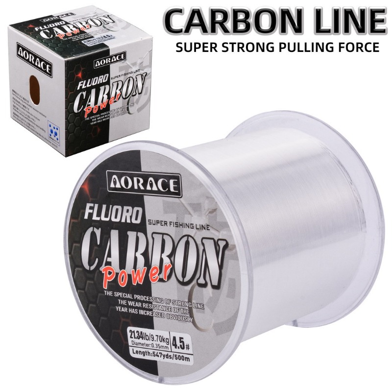 Fluorocarbon Line - Linha de Pesca de Fluorocarbono 500M,