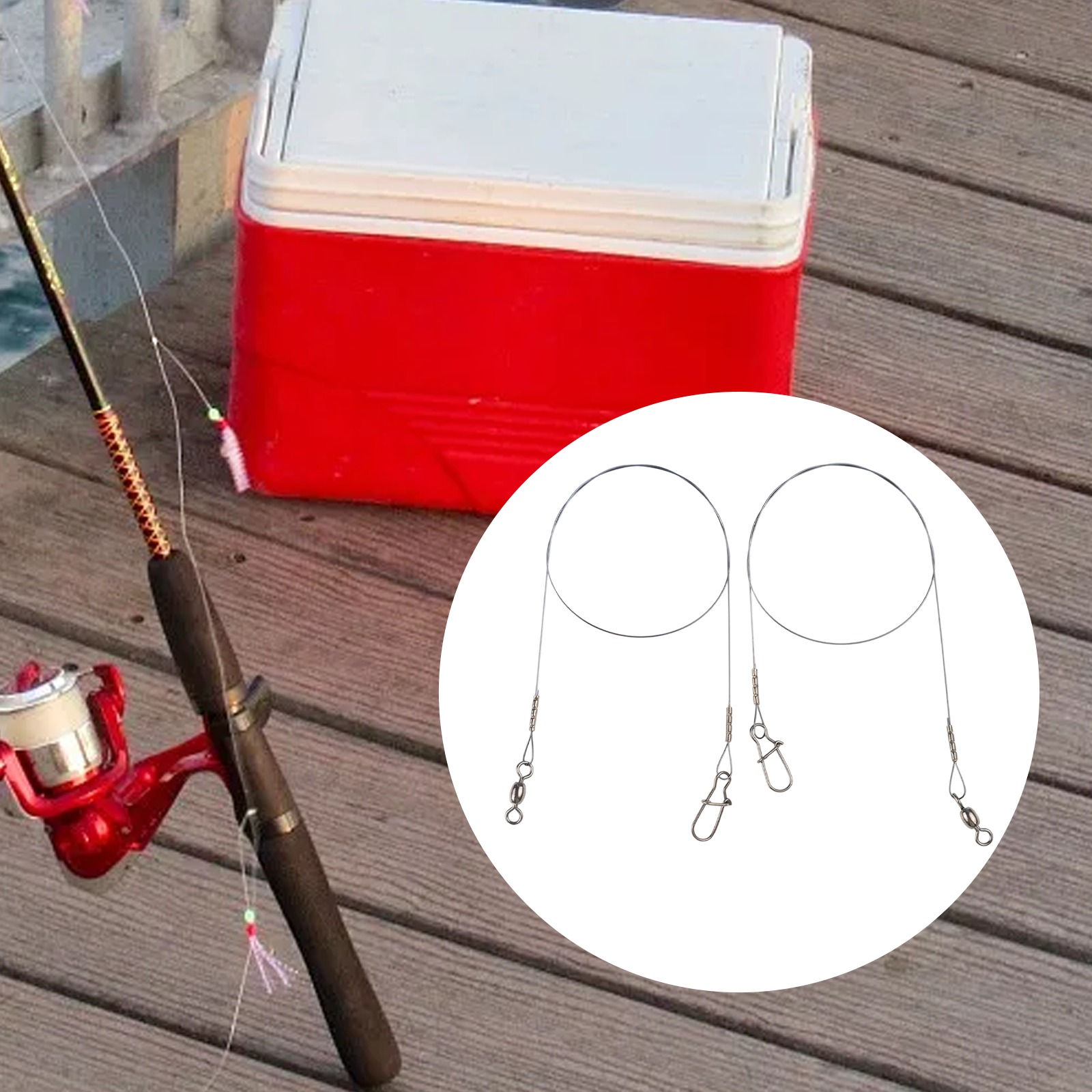 2pc linha líder de fio de titâ - Fishing Line Winder avaliação e preço